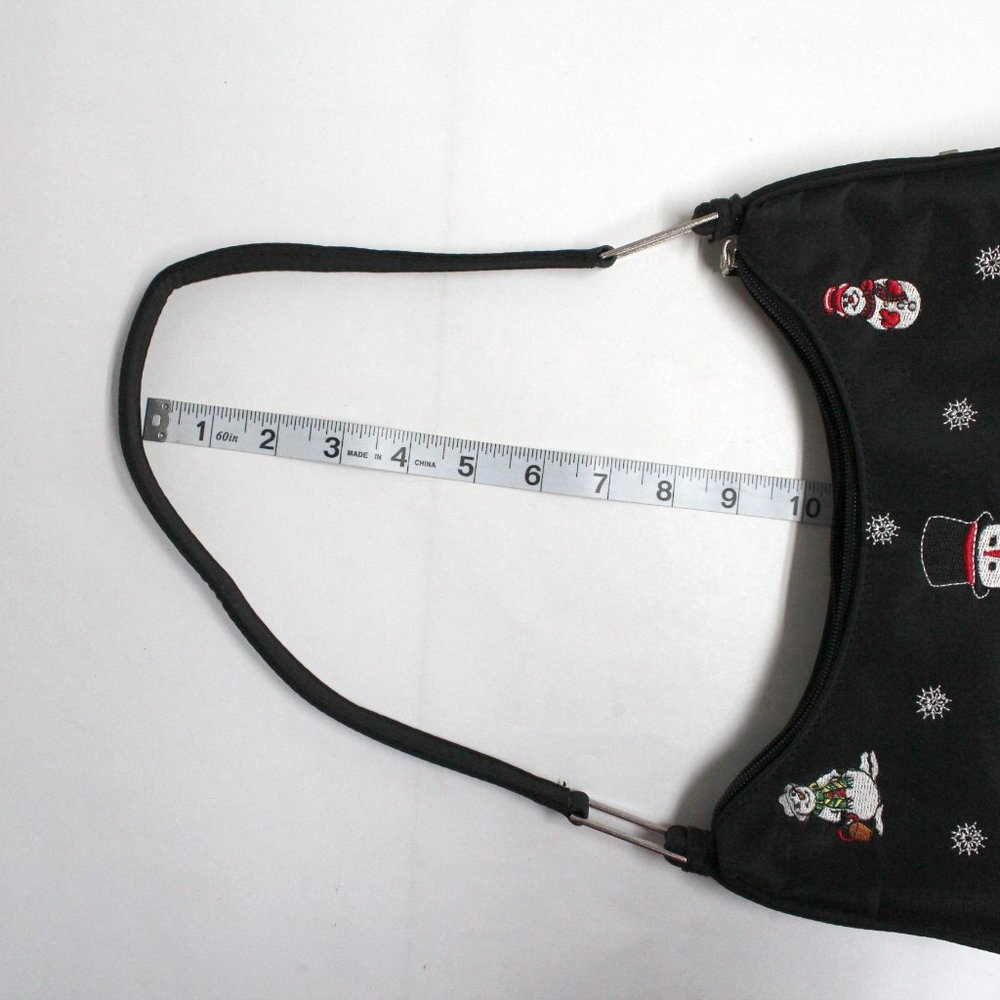 Older Unbranded 3 Piece Holiday Snow Theme Purse Wristlet Cell Phone Case Set - Picture 9 of 16